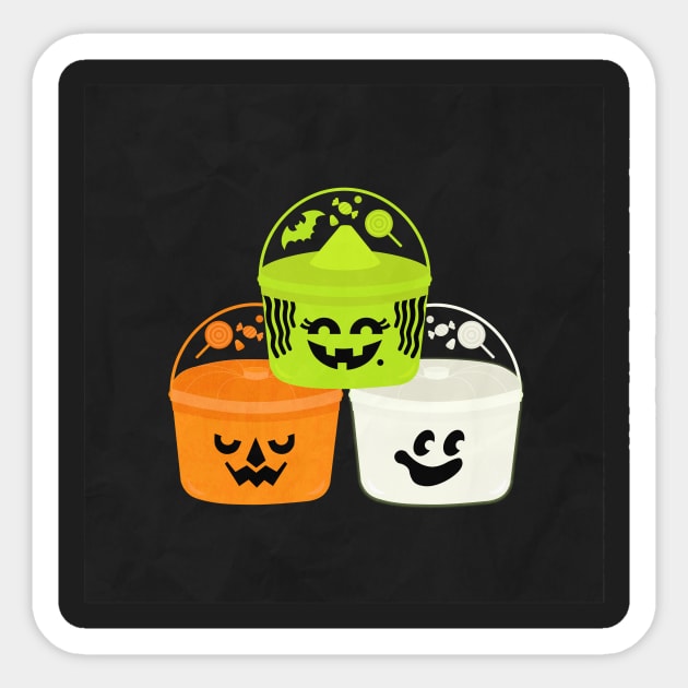 Boo Buckets Sticker by christinahcreates